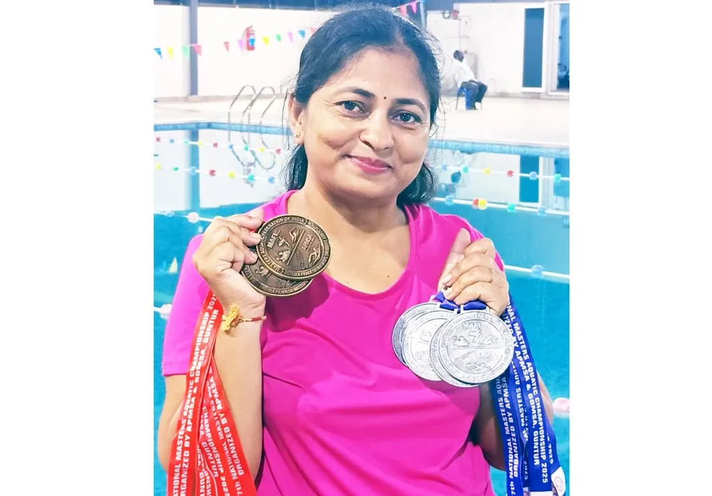 Jyoti Hosatti's success in swimming