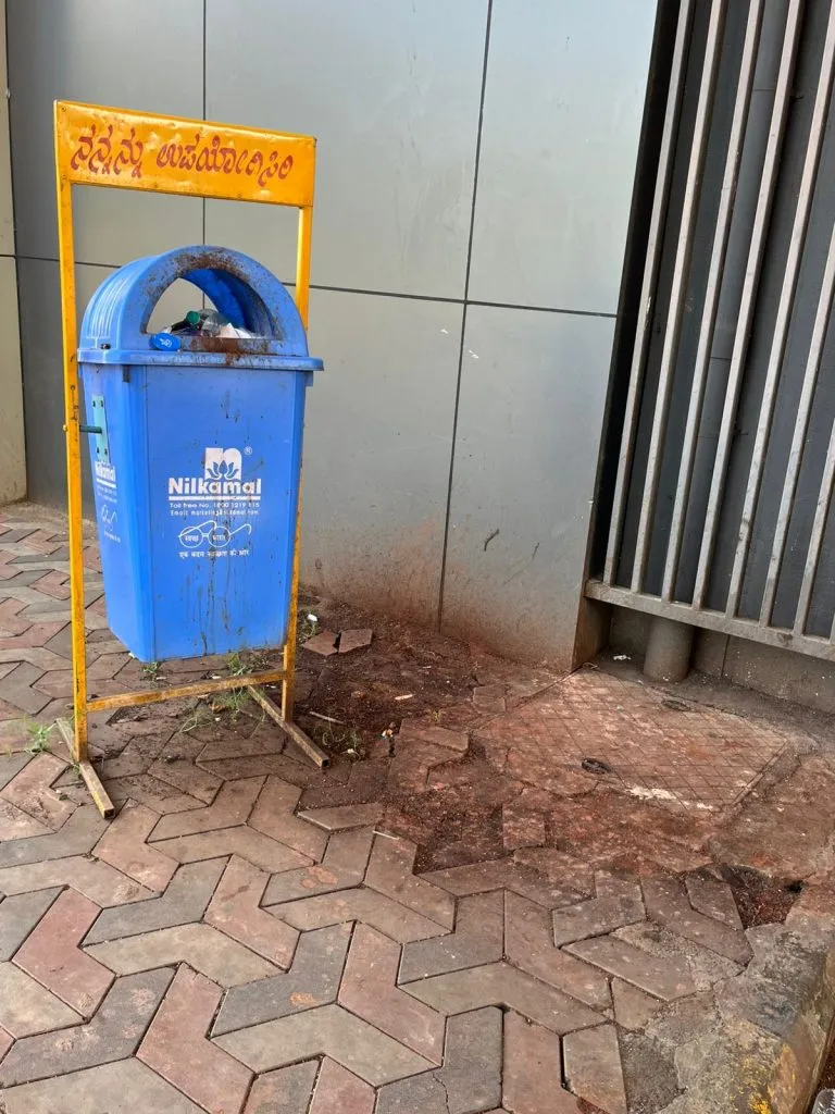 Unsanitary conditions at the central bus station