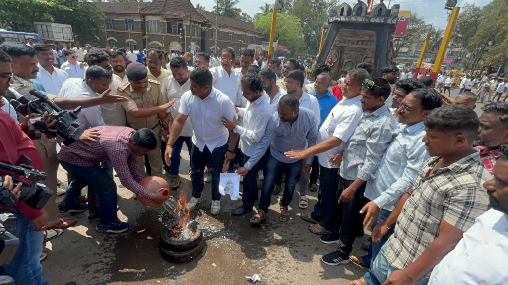 Protests against Ramesh Katti