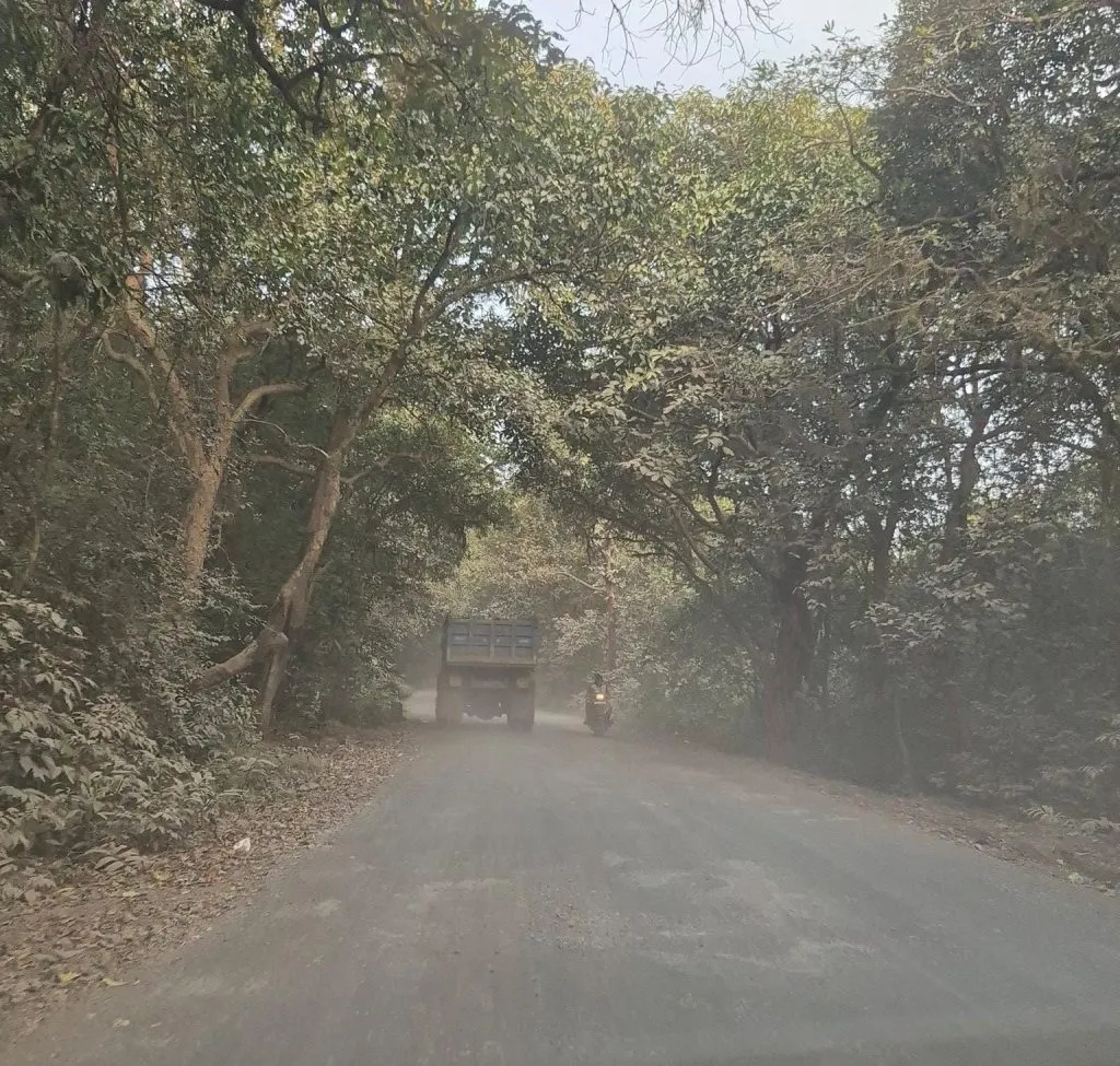 Bad condition of Belgaum-Goa road