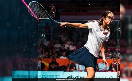 Anahat Singh in the quarterfinals