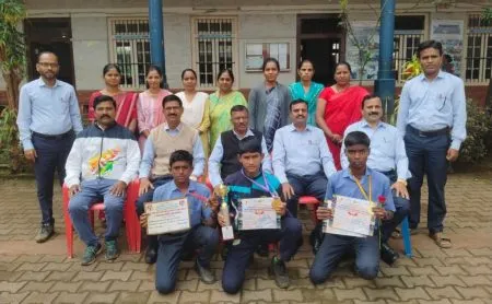 सेंट्रल स्कूलची क्रीडाक्षेत्रात चमक Central School shines in sports