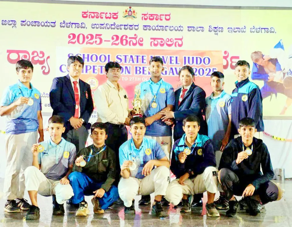 Belgaum district wins overall title in state-level judo competition