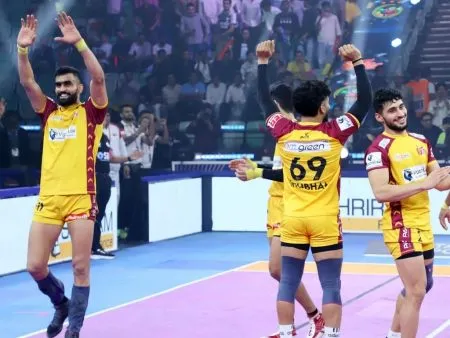 तेलुगू टायटन्सचा क्वालिफायर 2 मध्ये प्रवेश Telugu Titans enter Qualifier 2