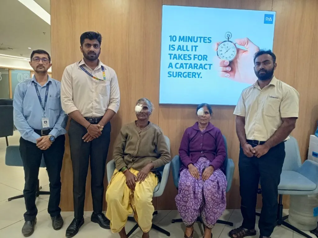 लोककल्पतर्फे कणकुंबी येथील रुग्णांची मोतिबिंदू मोफत शस्त्रक्रिया Free cataract surgery for patients in Kankumbi by Lokkalpa