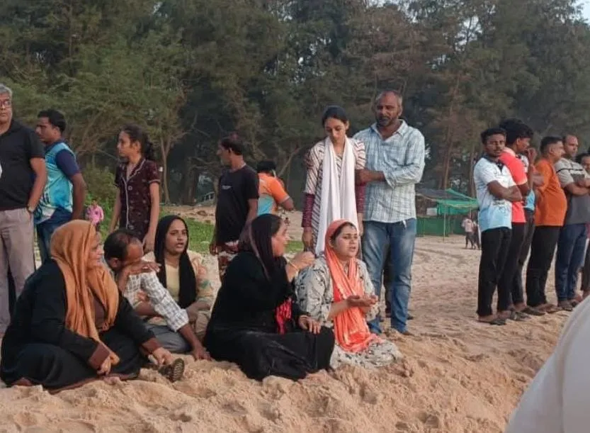 In a moment, there was nothing left, only waves on the shore.