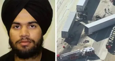 Indian driver hits 10 vehicles