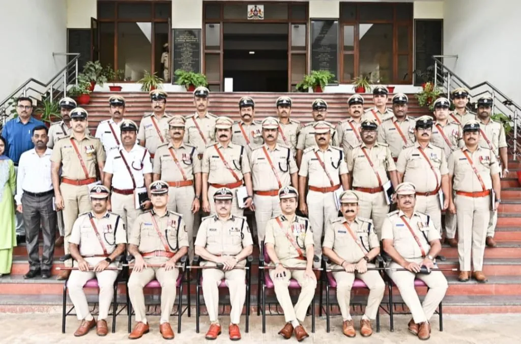 Review by Director General of Police Dr. Salim in Belgaum