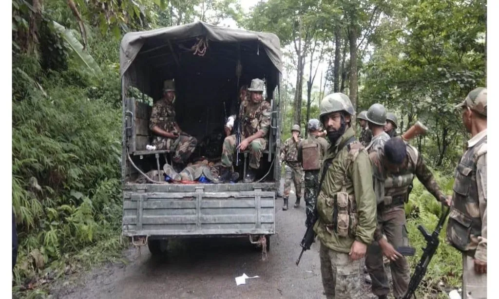 आसामच्या तिनसुकियामध्ये सैन्यतळावर दहशतवादी हल्ला Terrorist attack on army base in Tinsukia, Assam
