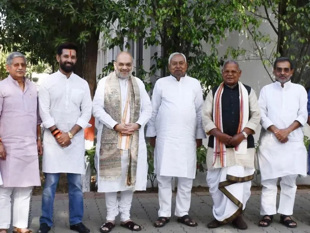 NDA seat sharing announced in Bihar