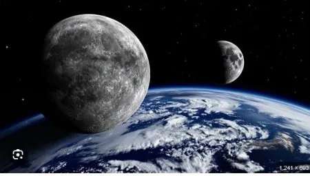 Earth has two moons.