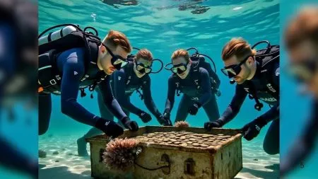 Treasure found in the sea