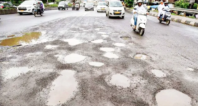 Goa is in a state of disrepair due to the condition of the roads traffic