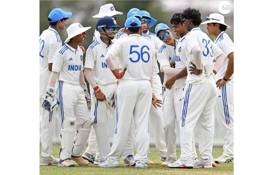 भारत यू-19 संघाचा दणदणीत विजय India U-19 team's resounding victory
