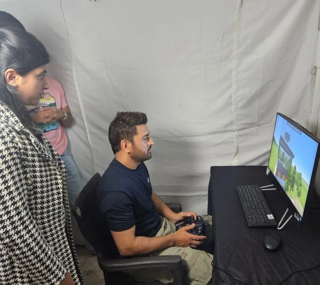 MS Dhoni completes drone pilot training