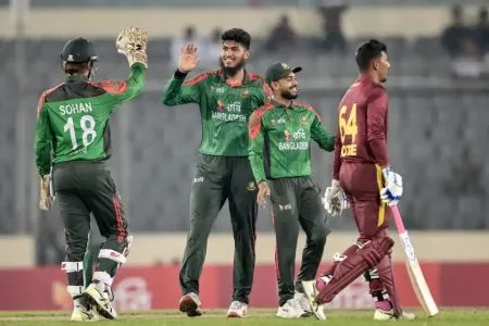 बांगलादेशचा विंडीजवर वनडे मालिका विजय Bangladesh win ODI series against Windies
