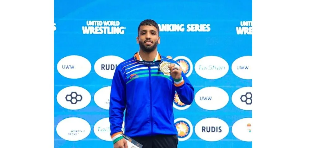 Sujit Kalkal wins gold