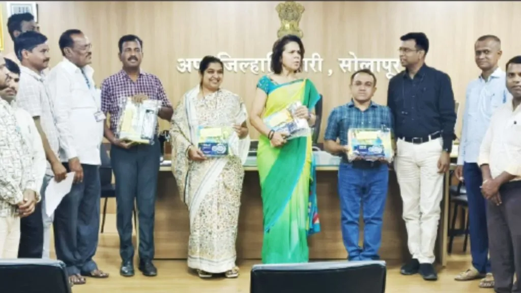 Extensive damage to farming villages and schools in solapur