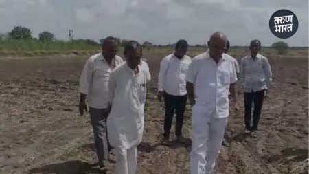 Dr. Changonda Havinale inspects flood-affected areas