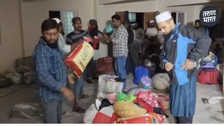 Satara News : साताऱ्याच्या जमियत उलेमाकडून मराठवाड्यातील पूरग्रस्तांना मदतीचा हात ! Humanity stood up for humanity from Satara