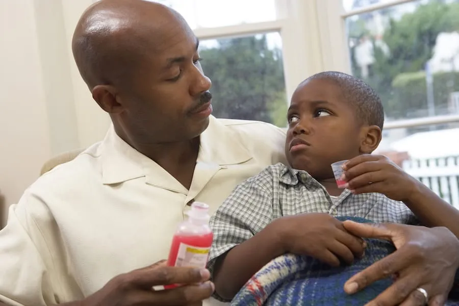 Children under 2 years of age should not be given cough syrup.