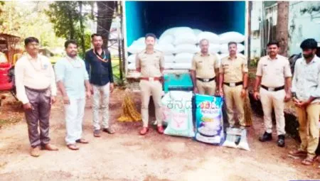 Rice from Annabhagya Yojana seized in Bhatkal