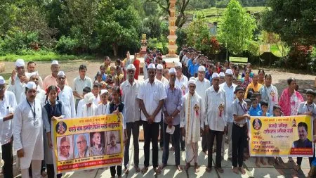 चौकुळात मराठी भाषा गौरव फेरीला उत्स्फूर्त प्रतिसाद