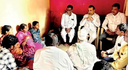 Wind Minister consoles the victim's family