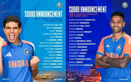 IND Squad vs Aus ODI : टीम इंडियात ‘शुभ’ काळ सुरु, ऑस्ट्रेलिया दौऱ्यासाठी भारतीय संघाची घोषणा Indian team announced for Australia tour