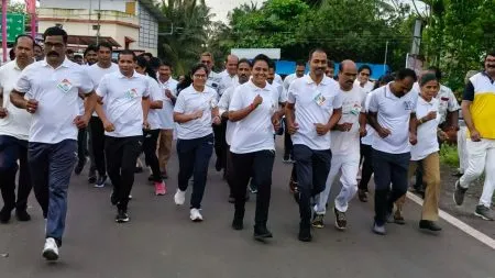 मालवण पोलिसांच्या ‘रन फॉर युनिटी’ला उत्स्फूर्त प्रतिसाद