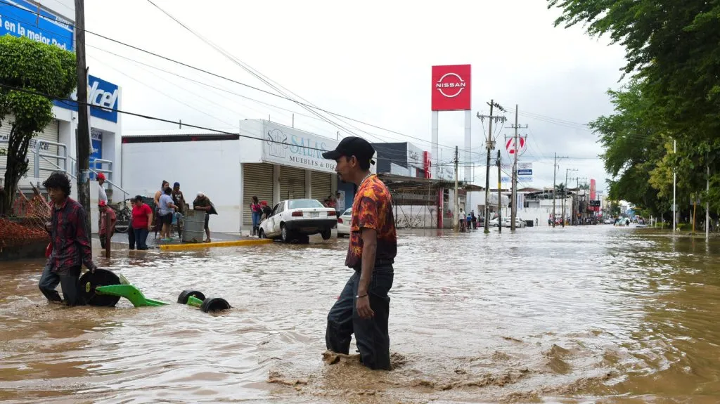 Entire village washed away by floods in Mexico