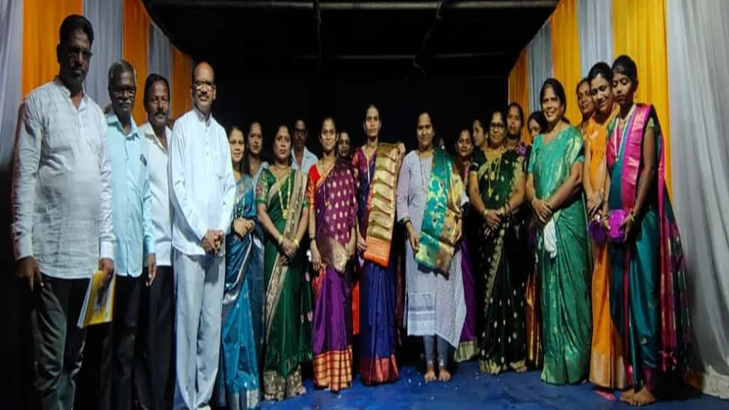 सौ. वेदिका परब ठरल्या पैठणीच्या मानकरी