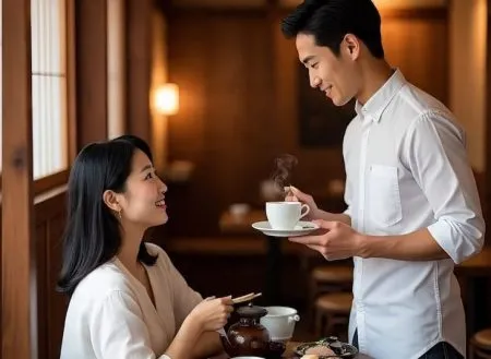 People pay to be waiters.