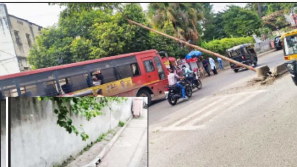 Traffic disruption Solapur Municipal Corporation immediately repairs