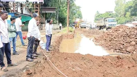 Sangli : कोल्हापूर रस्ता रुंदीकरणाचा महत्त्वाचा अडथळा दूर ! Sangli Kolhapur road widening project in full swing