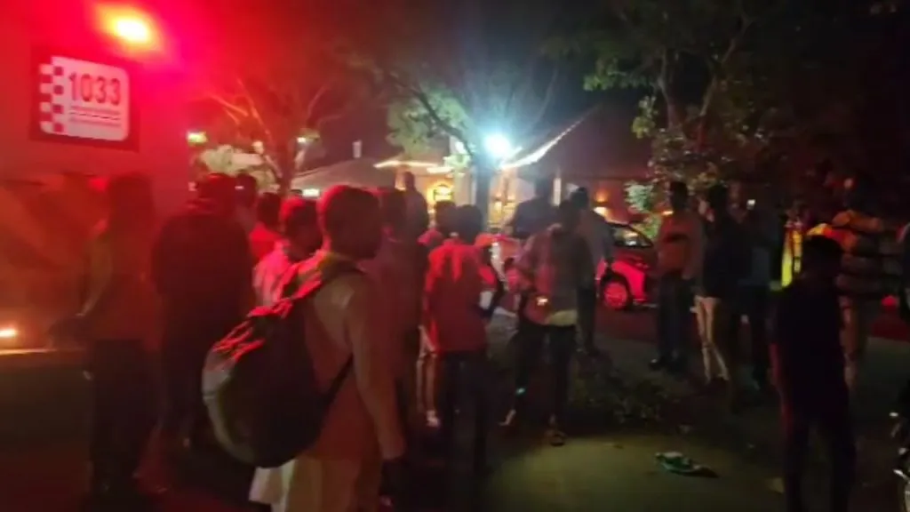 Bullet hits truck near Umbraj; two injured