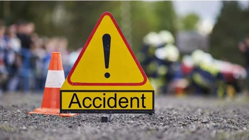 A woman was hit by a truck while riding a bike with her husband in Solapur.