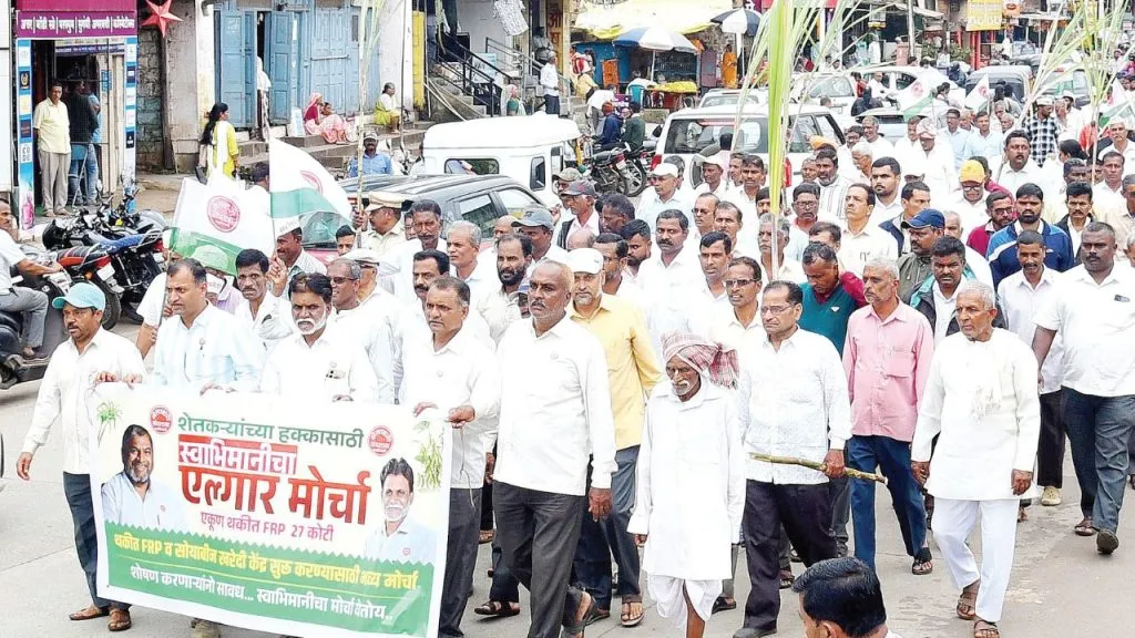 Swabhimaani's struggle for overdue FRP and bonus