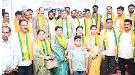 Karad Politics : हजारमाचीत राष्ट्रवादी गटात खिंडार ! Sarpanch and office bearers of Hazaramachi join BJP