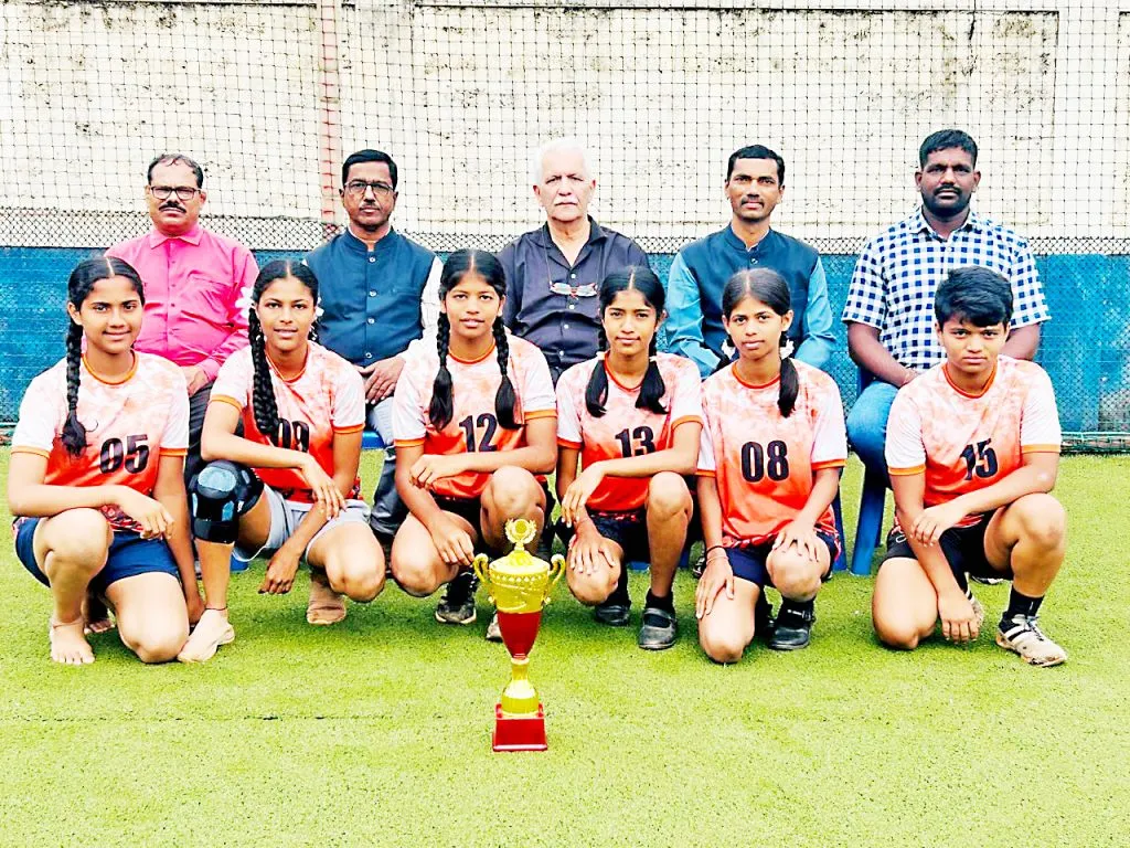 Runner-up in the Girls' Adarsh ​​Kabaddi Championship