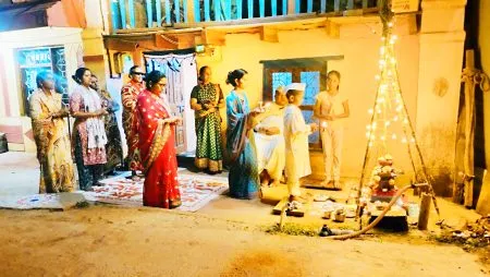 Tulsi wedding ceremony in full swing in Kakati, Honga, Bambarga areas
