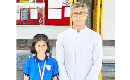 Aaradhya selected in state-level football team