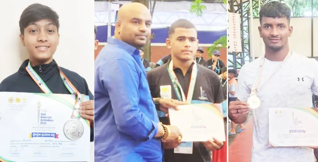 Pandit Nehru High School wins a gold medal in wrestling competition