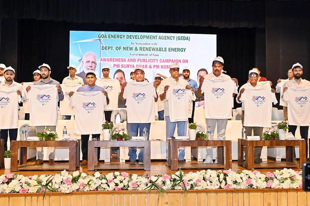 ‘पीएम सूर्यघर, कुसुम ऊर्जा’च्या जागृतीला वास्कोतून प्रारंभ Awareness campaign for 'PM Suryaghar, Kusum Urja' begins from Vasco