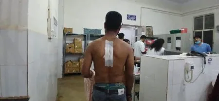 Knife attack during Rajyotsav procession