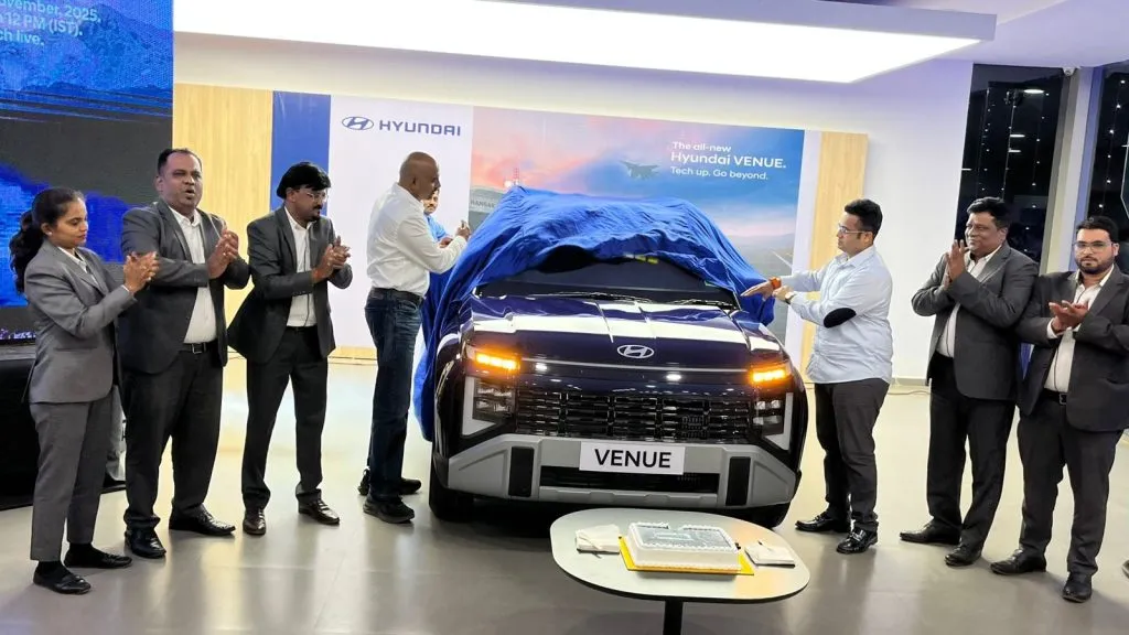 Hyundai Venue car launched at Nagashanti Hyundai showroom