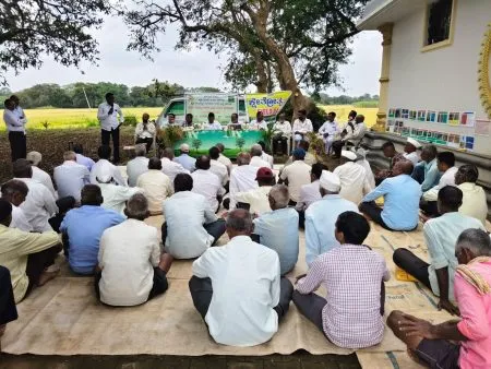 Camp organized by the Agriculture Department on 'Agricultural Crops-Increased Production of Paddy'