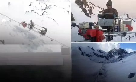 लष्कराने 16,000 फूट उंचीवर चालवली मोनोरेल Army runs monorail at 16,000 feet