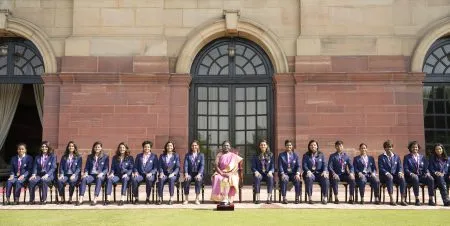 President Murmu praises world-winning women's team