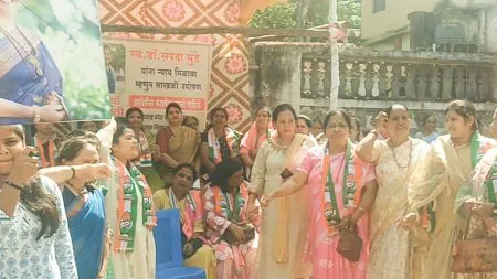Satara : न्याय मिळेपर्यंत गप्प बसणार नाही, संध्या सव्वालाखे यांची घोषणा Women's Congress movement in Satara